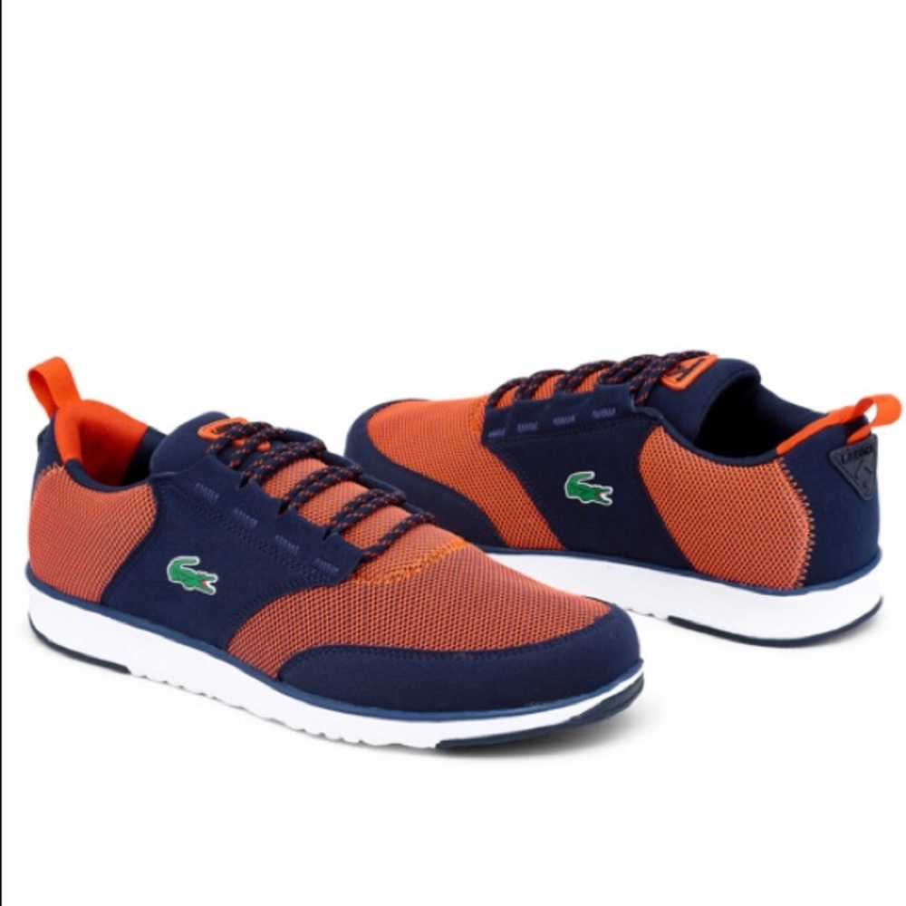 Lacoste Navy Red Shoes